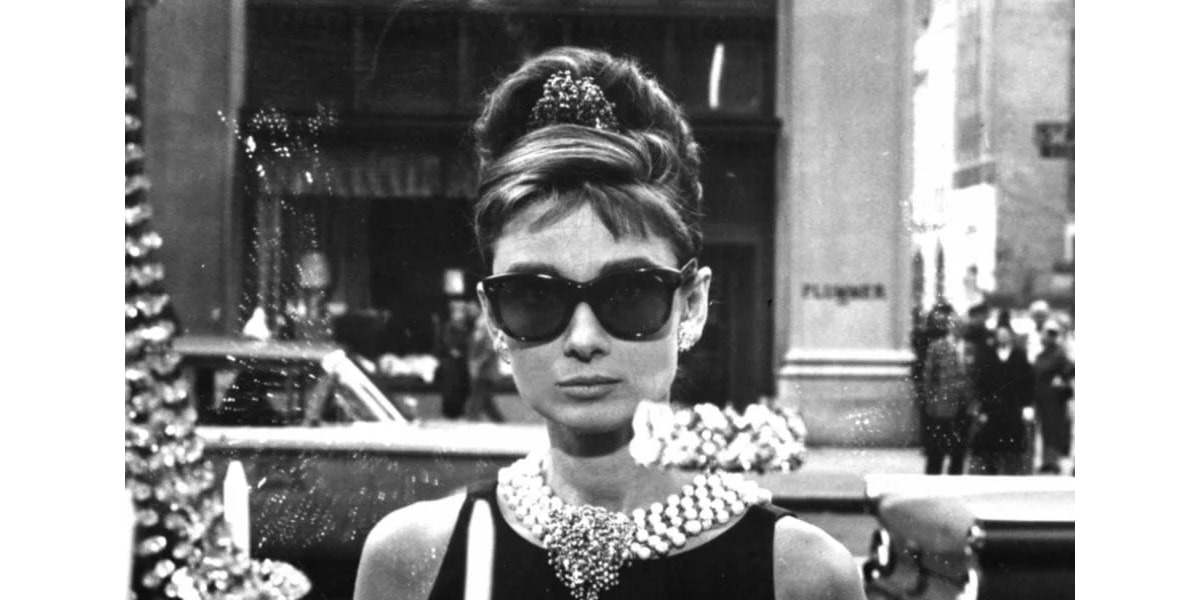 Half a century later Audrey Hepburn's cat-eye glasses put rivals in the  shade